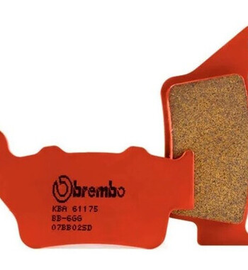 Pastillas de freno Brembo/TRW sinterizadas traseras para BMW F800GS