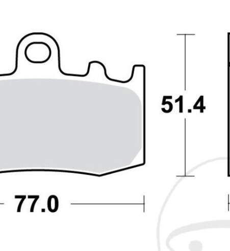 Pastillas de freno TRW sinterizadas delanteras para BMW R1200GS