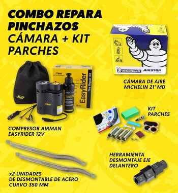 Combo Repara Pinchazos Camara