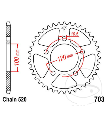 Corona de Acero JTR703