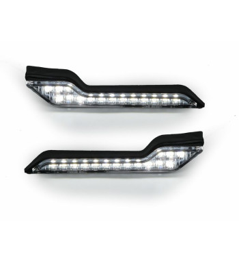 Kit luces de posición LED luz blanca, paramanos Barkbusters VPS