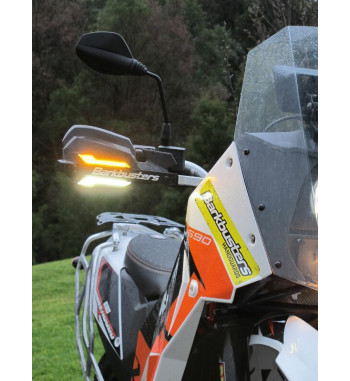 Kit luces de posición LED luz blanca, paramanos Barkbusters VPS