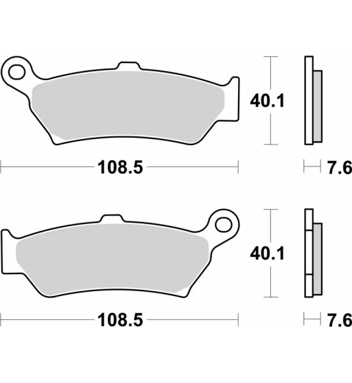 Pastillas de freno Brembo sinterizadas traseras para BMW R1300GS/Adventure