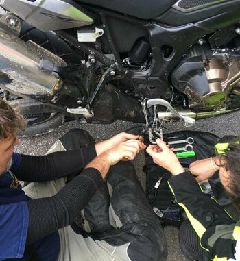 Protector de estribo Camel Adv para Honda Africa Twin CRF1000L